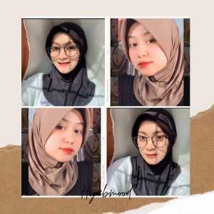 MURAH 1KG=(12pcs) KERUDUNG OLAHRAGA BERGO HAMIDAH SPORT / jilbab senam /jilbab poly /jilbab basket