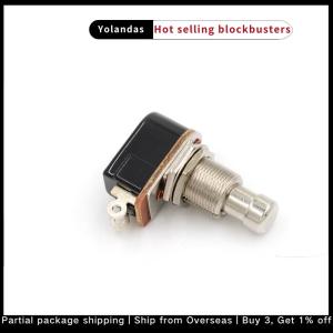 [Yolandas] สวิทช์กีต้าร์ไฟฟ้าใหม่ Momentary PUSH button Foot SWITCH SPST