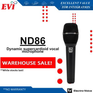 Electro Voice ND86 Dynamic Supercardioid Vocal Microphone