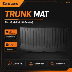 For Tesla Juniper Model YL Trunk Mat TPE Rear Cargo Liner Front Rear Boot Mat 6 Seater Accessories Zero zero