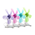 Black 5 Leaves Portable Clip Electric Fan. 