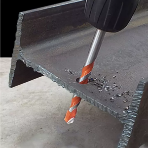 Mata Bor Carbide Drill Bit multi 1 mata bor untuk menembus/mengebor berbagai bahan material besi baja tembok marmer ubin kayu kaca/gelas tajam tahan aus/panas body anti slip ukuran 681012 mm