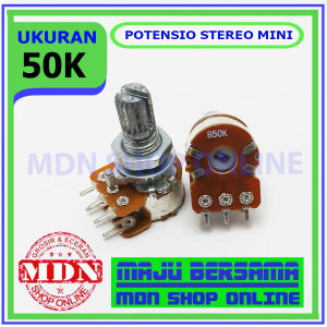 Potensio Mini 10k 20k 50k 100k stereo kualitas Bagus per 5pcs