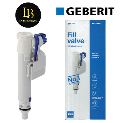 Geberit Fill Valve 1/2" bottom water supply connection Lazada Singapore