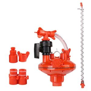 Regulator Nipple Regulator Kandang Ayam Penurun Tekanan Air Nipple Peralatan Peternakan Kuning MERAH