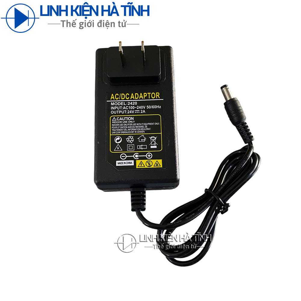 Adapter nguồn 24V 2A mới