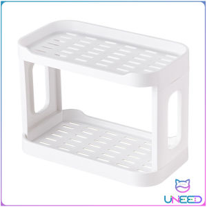 Need. 2 Layers Simple Desktop Storage Rack Shelf Table Organizer Cosmetic Jewelry Bathroom Rack