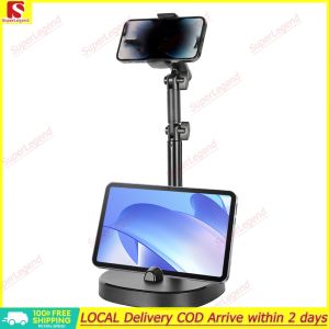 【Big Sale】 Overhead Recording Tabletop Phone Stand Clip Ball Head Adjustable Desktop Live Streaming 【SuperLegend】