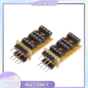 KLL Dual đơn DIP8 để đơn op-amp âm thanh opamp Adapter chuyển đổi chỗ ngồi cho ne5534 ad797 opa627 hoạt động khuếch đại
