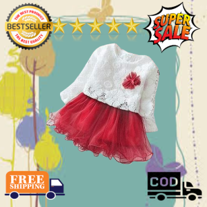 Daigo MARRY Dress Baju Perempuan Anak Cewek Lucu Imut Brukat Lengan Panjang Rok Umur 3 4 5 2 1 Termurah Terbaru Kekinian Ootd Model Bayi Balita TOKO RUCIRAMETTA