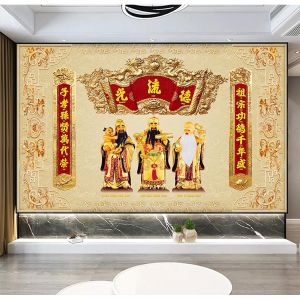Tranh gạch men 3d phòng thờ - KMVVV63