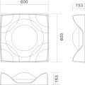 Peak 5Q Acoustic Sound Diffuser for HiFi, Home Theatre, Audiophile, Recording & Home Studios. 