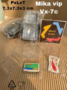 MIKA KUE/MIKA JAJAN PASAR/ MIKA BOLU MEREK VIP TEBAL/MIKA KUE KOTAK/MIKA KUE BASAH/MIKA KUE PLASTIK MIKA MIE KUE UK VX7C ISI 100 PCS TERMURAH