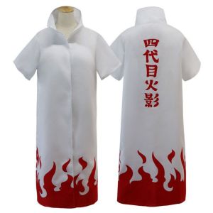 Anime Naruto Cosplay Seventh Hokage Cloak Namikaze Minato Cosplay White Cape Full Set Costume Halloween comic cosplay