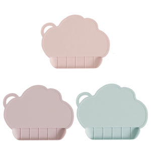 Silicone Cloud Shape Tablemats Placemat Travel Dinner Placemat Reusable Mat Feeding Plate with Catching Pocket
