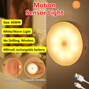 ✅ SG Local Seller✅ Sensor Night Light Motion Detector Auto Light USB Rechargeable Wardrobe Light Motion Sensor LED