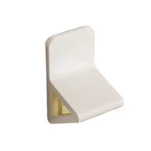 HUGHES Anti-slip Shower Foot Rest Punch-free Wall Mounted Toilet Footrest Pedestal Bath Stool Retractable Bathroom Foot Pedal for Wash Feet