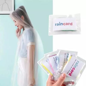 10PCS Disposable Raincoat For Adult Portable Raincoat Whole Body Rain Cover Thickened Transparent