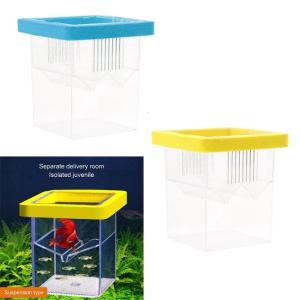 Acrylic Fish Breeding Box for Hatchery and Isolation for Aquariums Breeding Box with Suction Cups