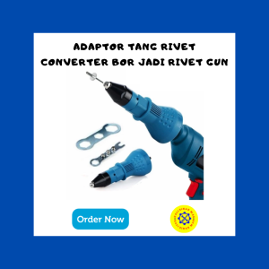 Adaptor Tang Rivet Elektrik Converter Bor Jadi Rivet Gun 2.4 3.2 4.0 4.8mm Alat Pasang Paku Rivet Drill