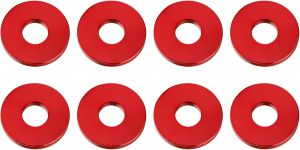 Blue Aluminum Alloy Crash Bar Decorative Spacer Ring compatible with Touring Softail Engine Saddlebag Guard Cras Bar