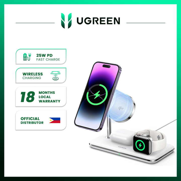 UGREEN 3-in-1 Wireless Charger PH Lazada Lazada PH