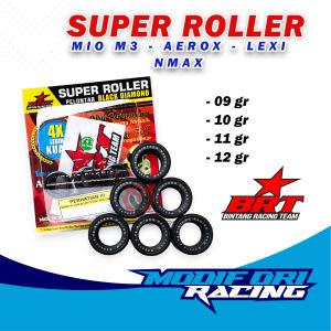 BRT - NMax ROLLER Racing BRT racing Black Diamond Roller Ukuran - 09 GRAM