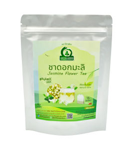 ชาดอกมะลิ (Jasmine Flower Tea) ตราไร่กฤติยา - ชาสมุนไพรดอกมะลิ กลิ่นหอม ดื่มง่าย ได้มาตรฐาน