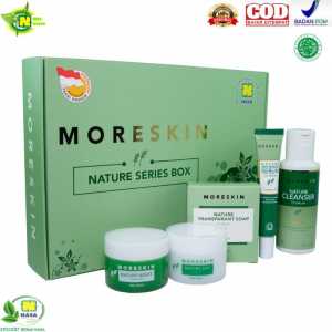 BEST SELLER MORESKIN NATURE NASA PENCERAH WAJAH PAKET PERAWATAN WAJAH NATURAL