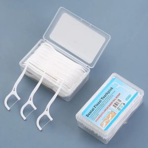 50PCS/set dental floss cleaning of teeth mouth care toothpick Multifunctional portable dental stick