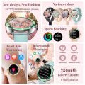Aolon Lily R2 Smartwatch Wanita Zinc Alloy 1.27-inch TFT Women's Health/Heart Rate/Blood Oxygen/Stress/Sleep monitoring IP67 Waterproof flashlight Bluetooth Call 150+ Sport Mode 290mAh Size 40.9*12mm jam tangan wanita elegan smart watch wanita 2025. 