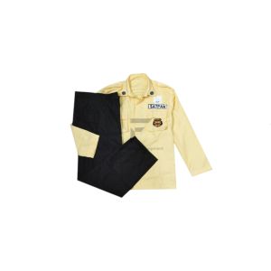 SF Tactical Seragam PDL Satpam Terbaru Baju Kerja Cream Stelan Katun Stelan PDL Satpam Seragam Kerja