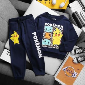 Bộ thu đông bé trai nỉ da cá dày bộ dài tay bé trai bộ nỉ bé trai nỉ da cá form dáng Hàn quốc size 2-6T (12-25kg)