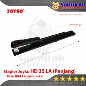 Stapler Joyko HD 35LA Panjang / Mesin Staples JIlid Tengah HD35 LA / Stepler Hecter Heavy Duty