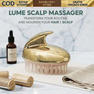 Lume Scalp Massager Sisir Keramas Shampoo Anti Kusut Rontok