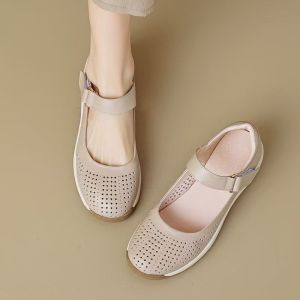 [Free Shipping] WomenS Baotou Sandals 2026 Summer New Style Korean-Style Versatile Thick-Soled Platform Shoes Breathable And Hollow Design