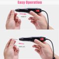 Cadrim Electric Nail Drill, Adjustable Nail File Machine Set with Sanding Bands for Manicure Pedicure Acrylic Glazing Nail Art Polisher (Black). 