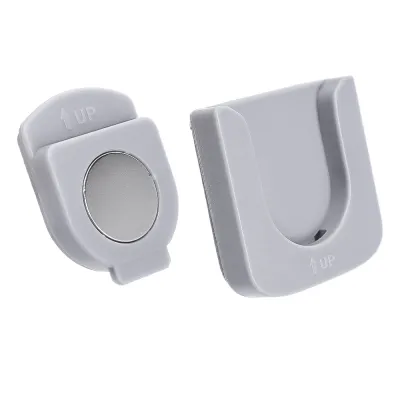 Magnetic Buckle Hooks Wall Mount Holder Hook Remote Control Storage Holder No Punching Home Organizer Hooks