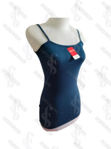 [Pilih Warna] Sorex - Camisol/Tank Top Sorex Tali Kecil Spaghetti Katun Mix Tali Lebar