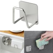 Non-slip Sink Accessories Sponges Holder 304 Stainless Steel Drain Drying Rack Storage Organizer Multi Purpose