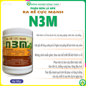 Phân Bón Lá NPK N3M – Ra Rễ Cực Mạnh (hộp 500gr)