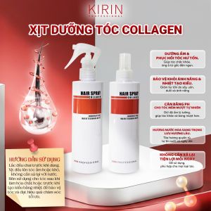 Xịt Dưỡng Tóc Collagen Cao Cấp Kirin 250ml