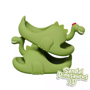 Sandal Anak Dinosaurus 3D Sendal Anak Bentuk Dino Lucu dan Imut Sandal Selop Anak Viral Anti Slip