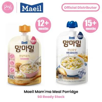 [Bundle of 3] Maeil Mamma Meal Scallop and Tofu porridge/ Abalone & Mixed Veggies 100 Grams