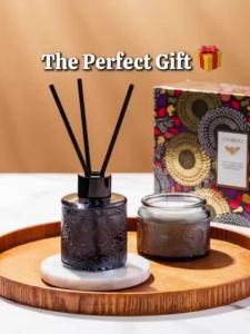 Luxury Soy Candle & Reed Diffuser Gift Set Ready-to-Gift SG Seller