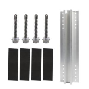 Adjustable Solar Panel Mounting Bracket Roof Mount Wide Photovoltaic Support Short Rail Bracket for Solar Panel System