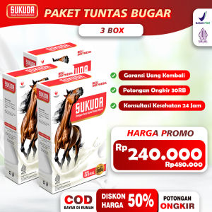 Sukuda Susu Kuda Liar Murni Original 100% Asli Paket 3 Box