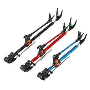 Fishing Poles Hand Rod Holder Adjustable Folding Fishing Rod Support Frame Double Purpose Bracket Fishing Accessories