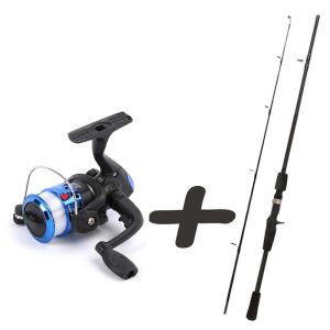 【ร้านไทย จัดส่งภายใน 24 ชั่วโมงใ】เบ็ดตกปลาครบชุด fishing rod set รอกพร้อมคัน คันเบ็ดรอกหยดน้ำ แรงดึง 10กก. 18+1BB โลหะผสม รอกหยดน้ำ เบ็ดตกปลา เบ็ดตกปลาคบชุด 1.8M 5.9ft คันเบ็ด