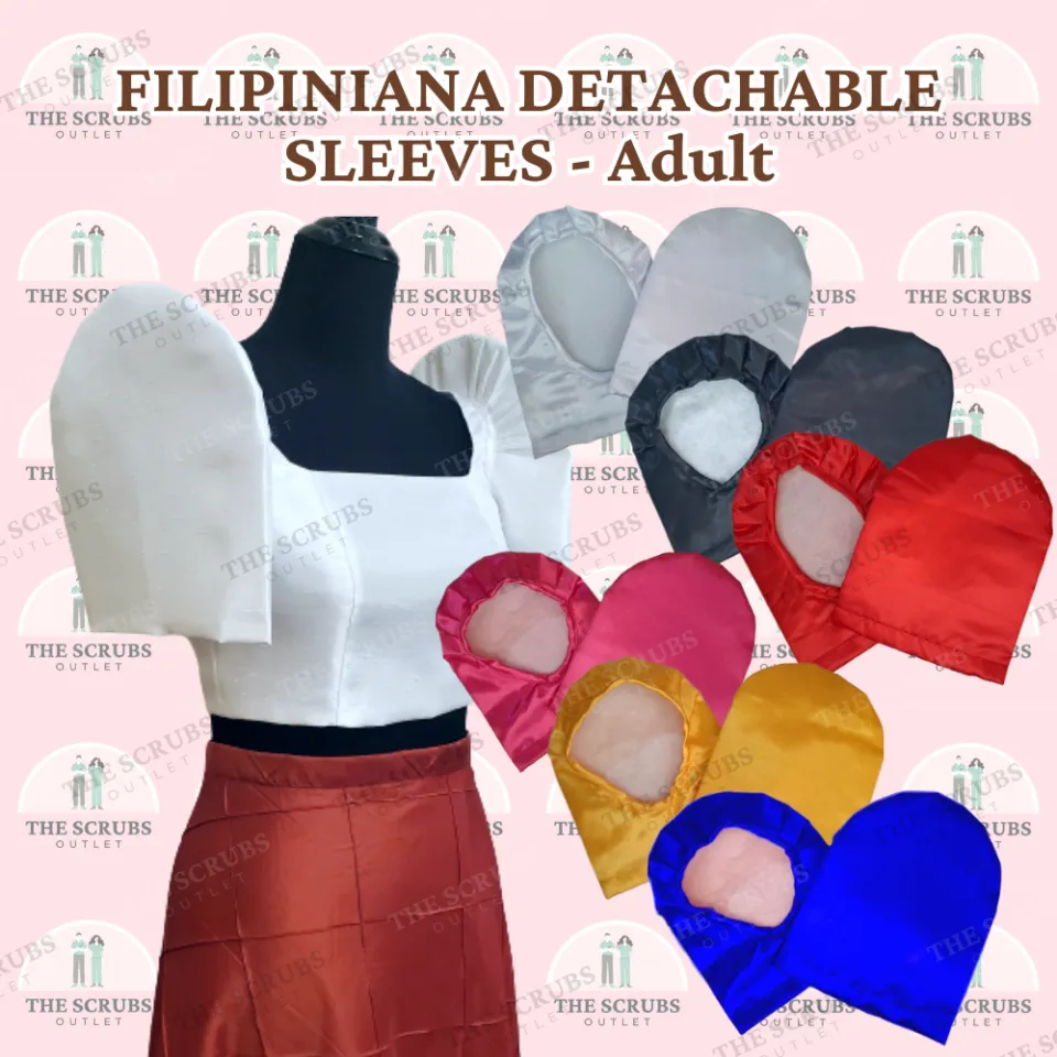 Filipiniana detachable outlet sleeves